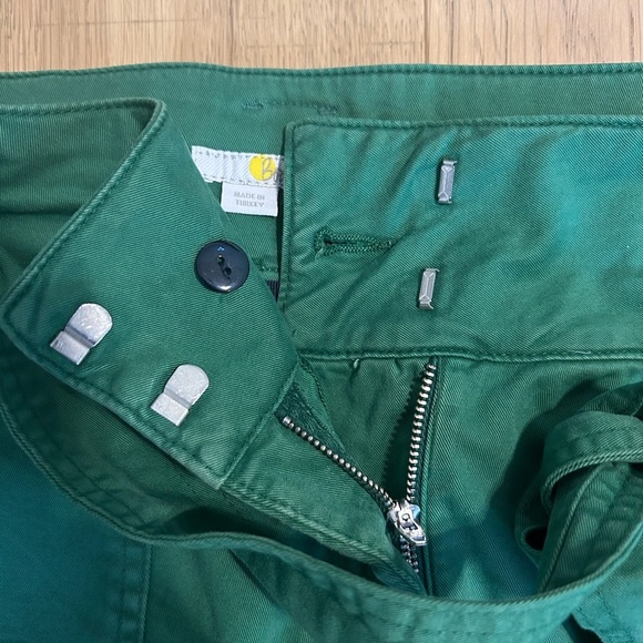 Boden Green Belted Cropped Pants Size US 16/18L UK 20L - Picture 3 of 8